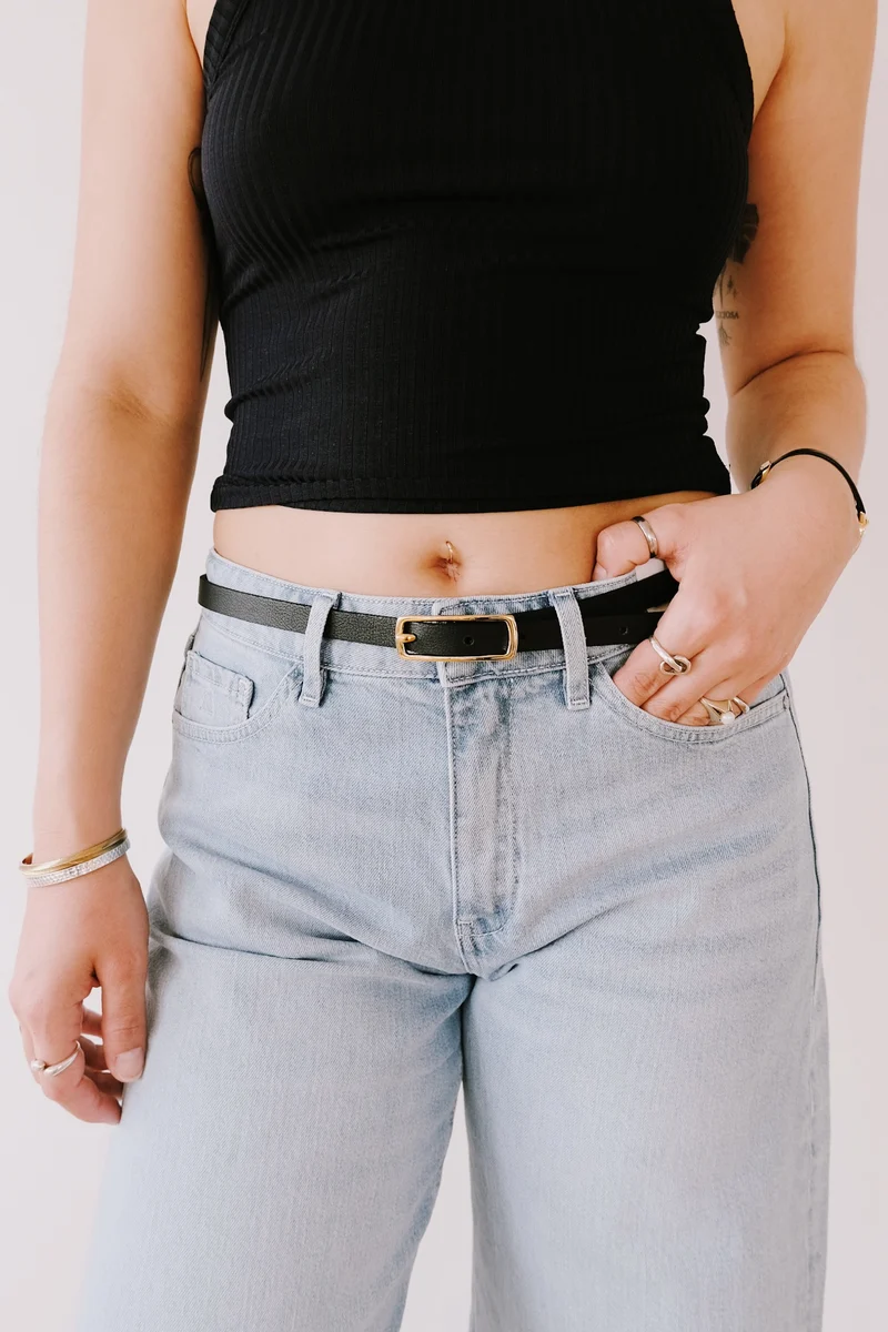Thin Belt - Nyby - Black