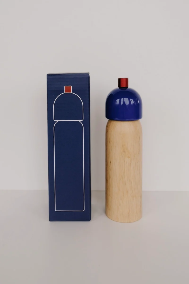 Salt / Pepper Grinder - Blue & Red
