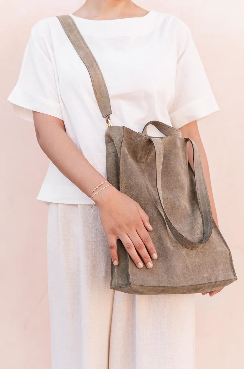 Tote - DENYA - Crossbody - Taupe