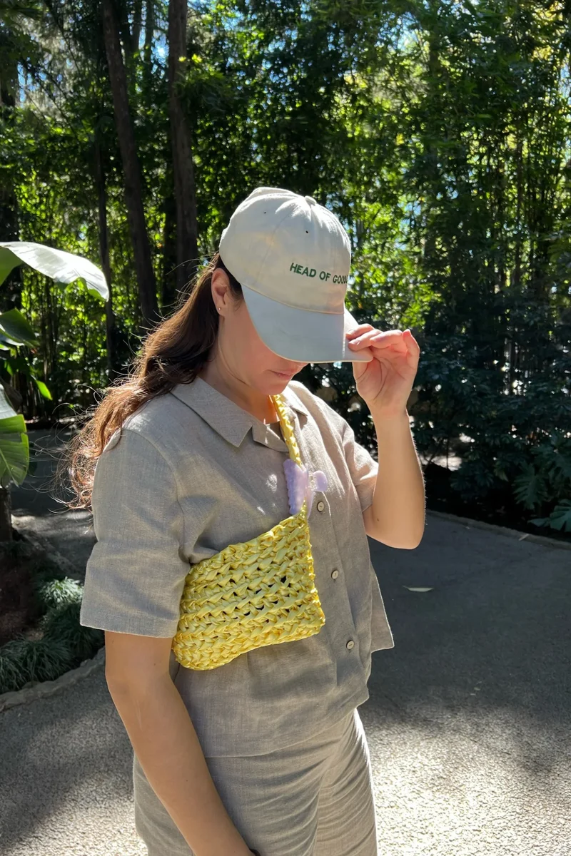 crochet bag - bling mini
