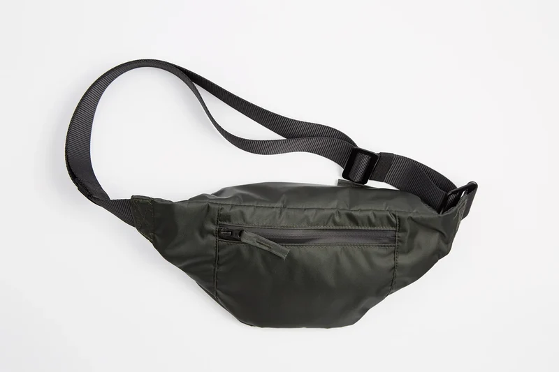 belt bag - net bag - wakame green