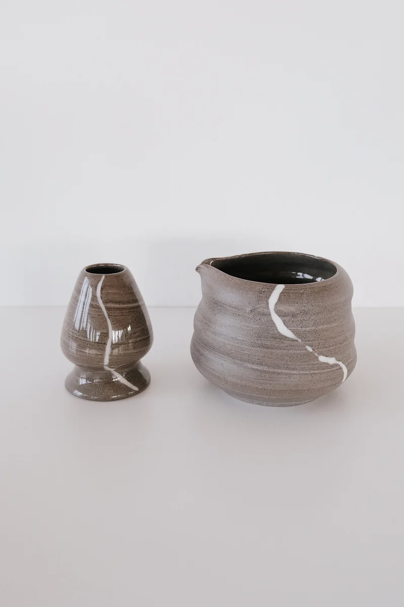 Matcha Bowl - Wavy - Marble
