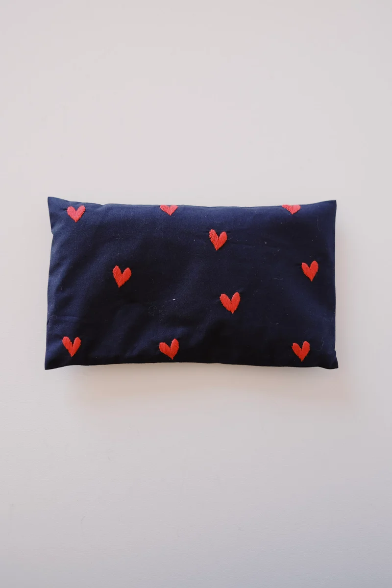 Eye Pillow - RAHA Hearts - Marine
