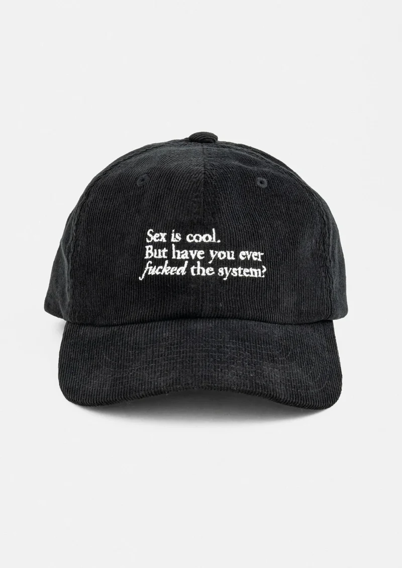 corduroy cap - f the system