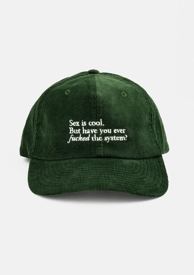corduroy cap - f the system