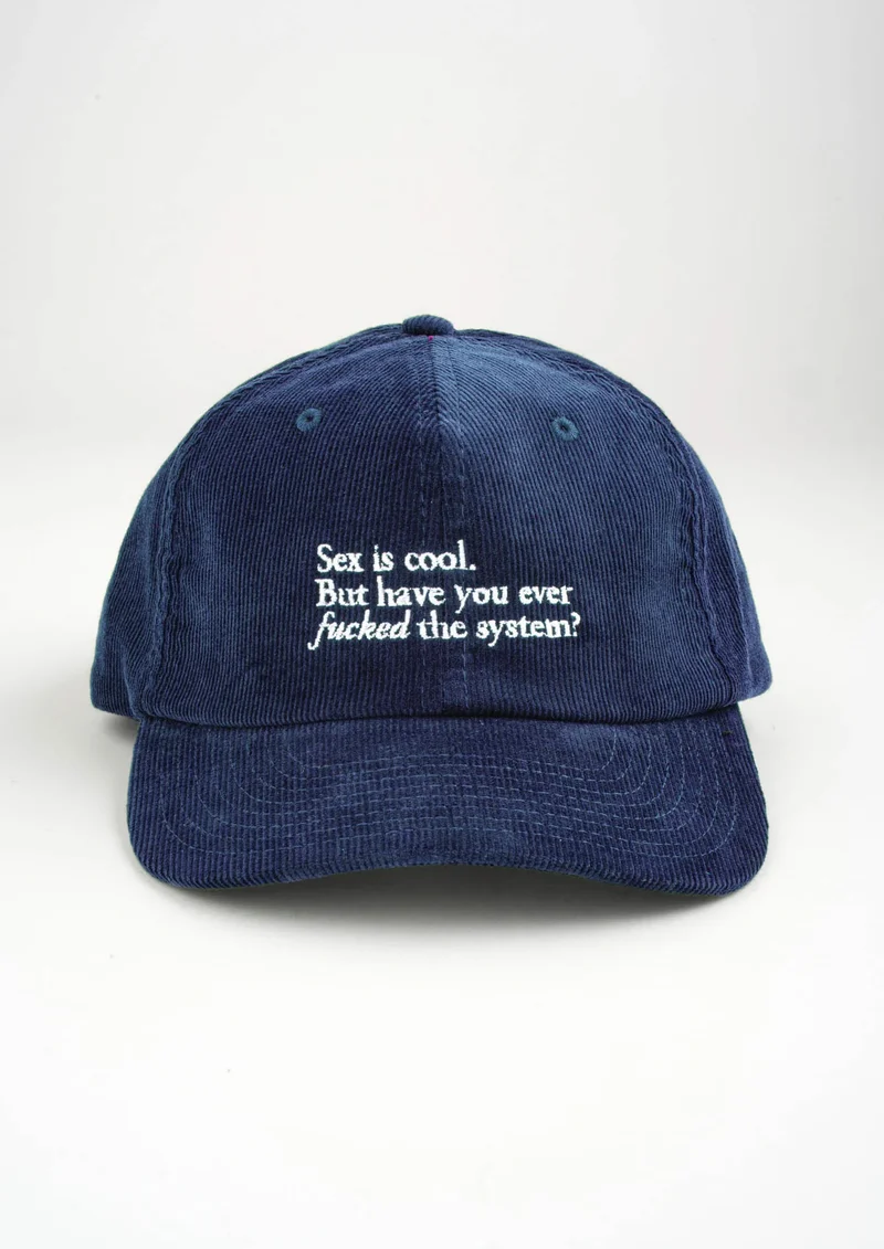 corduroy cap - f the system