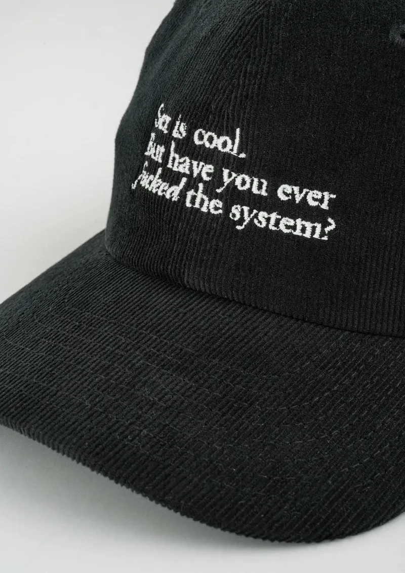 corduroy cap - f the system