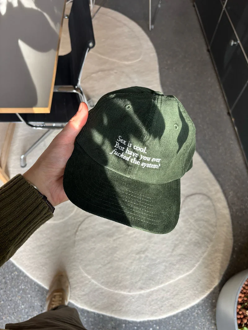 corduroy cap - f the system