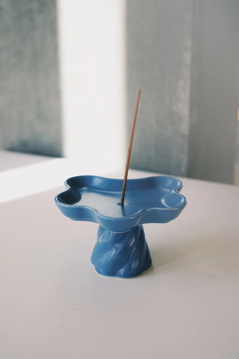 Incense Holder - Templo - Blue