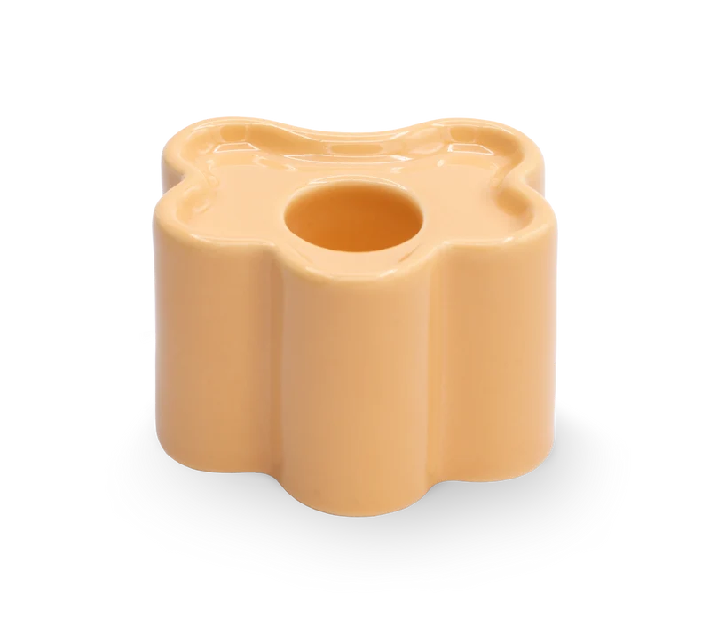 Candle Holder - Flora Small - Tangerine