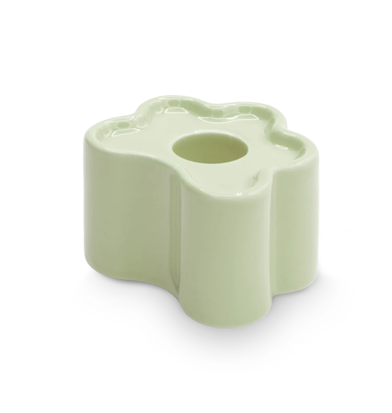 Candle Holder - Flora Small - Mint