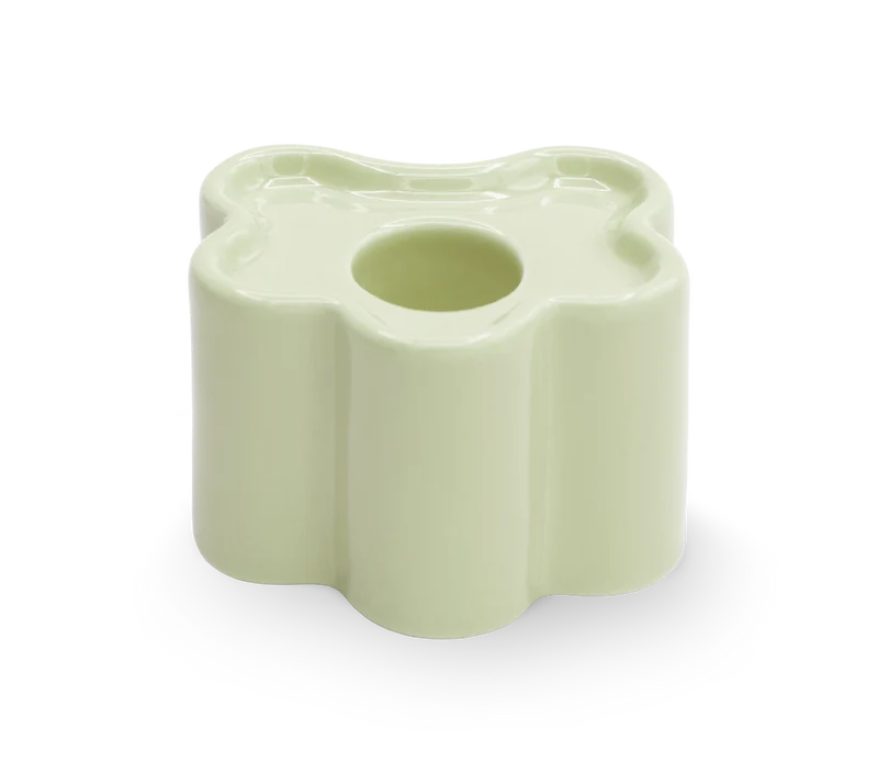 Candle Holder - Flora Small - Mint