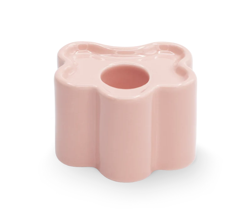 Candle Holder - Flora Small - Pink