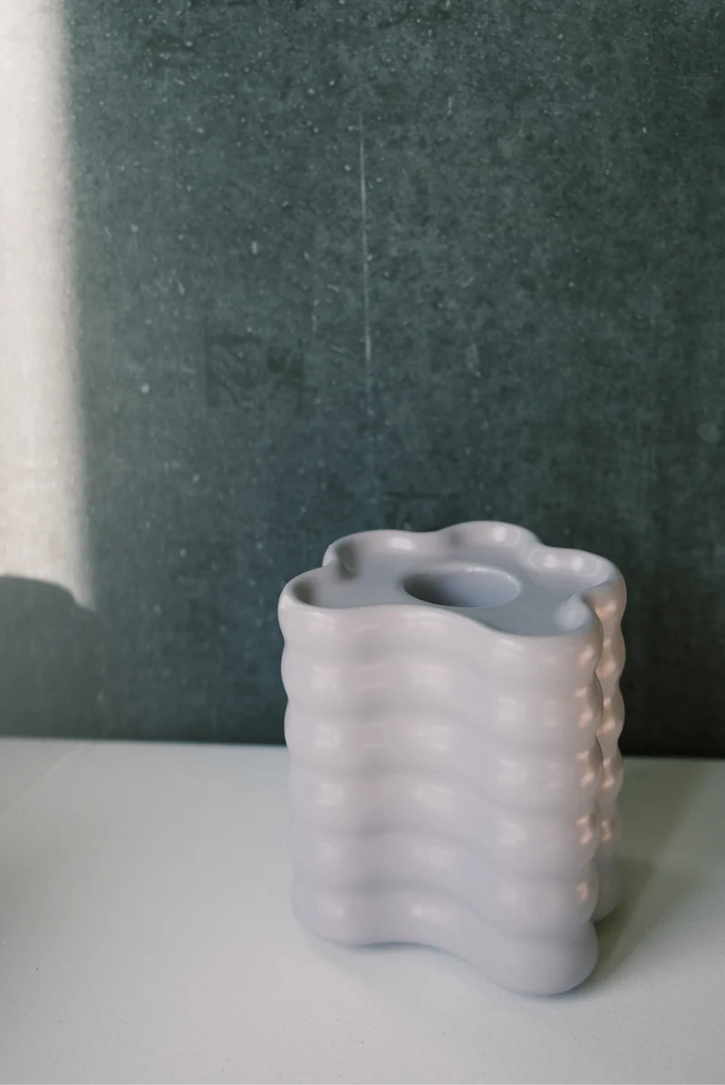 Candle Holder - Flora Large - Lilac