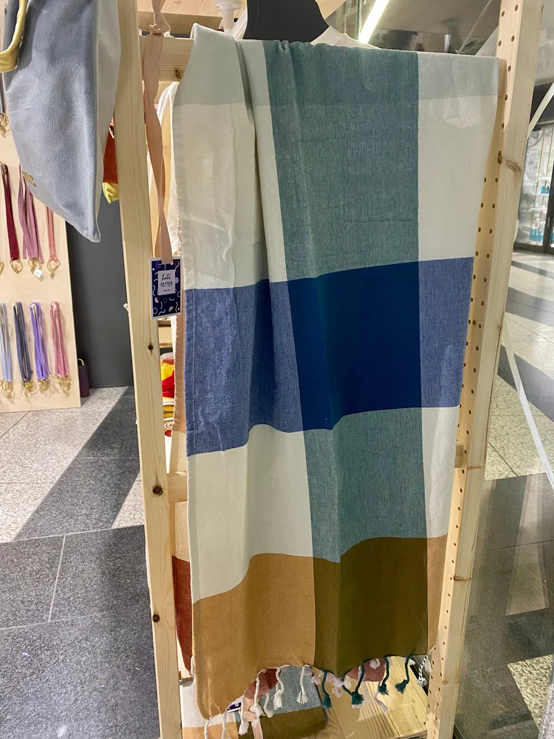Hammam Towel - Blue / Green / Yellow