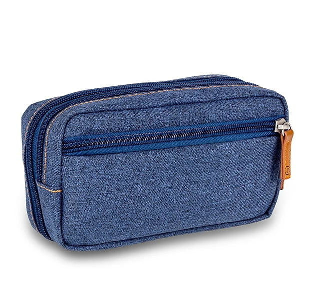 Großes Diabetes-Etui in Jeansblau | Bitone Blau