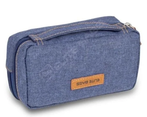 Großes Diabetes-Etui in Jeansblau | Bitone Blau