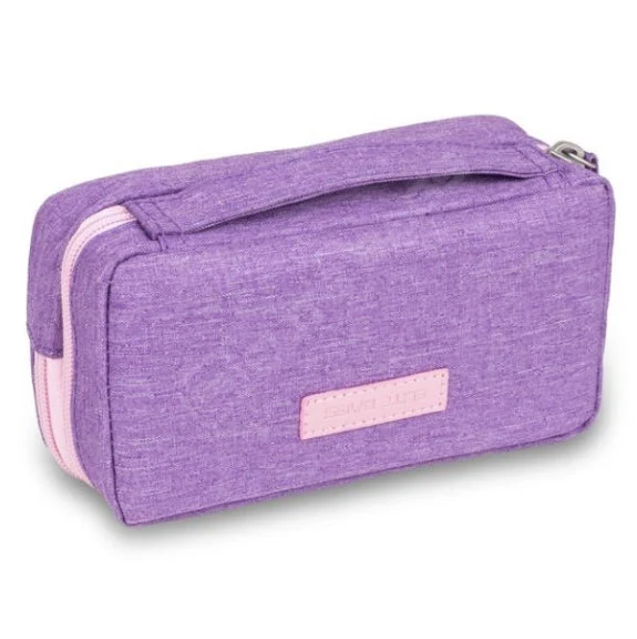 Lila Diabetes-Organizer-Tasche