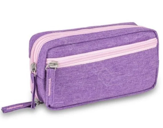 Lila Diabetes-Organizer-Tasche