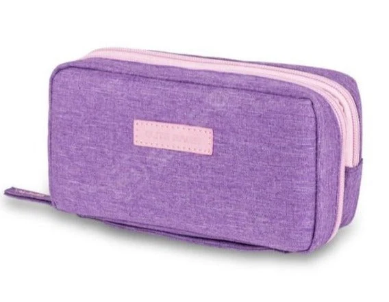 Lila Diabetes-Organizer-Tasche