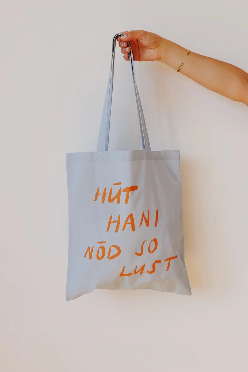 Tote Bag - HÜT HANI NÖD SO LUST - Bold