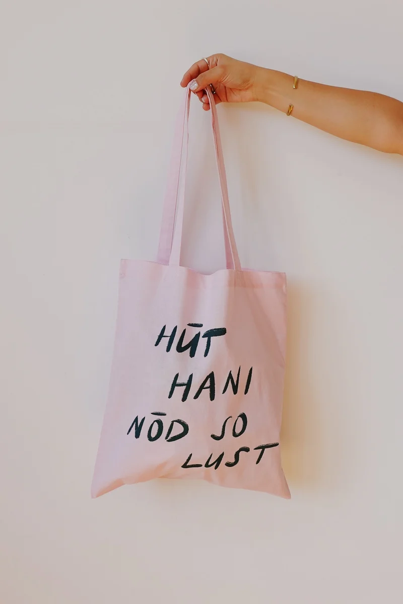 Tote Bag - HÜT HANI NÖD SO LUST - Bold