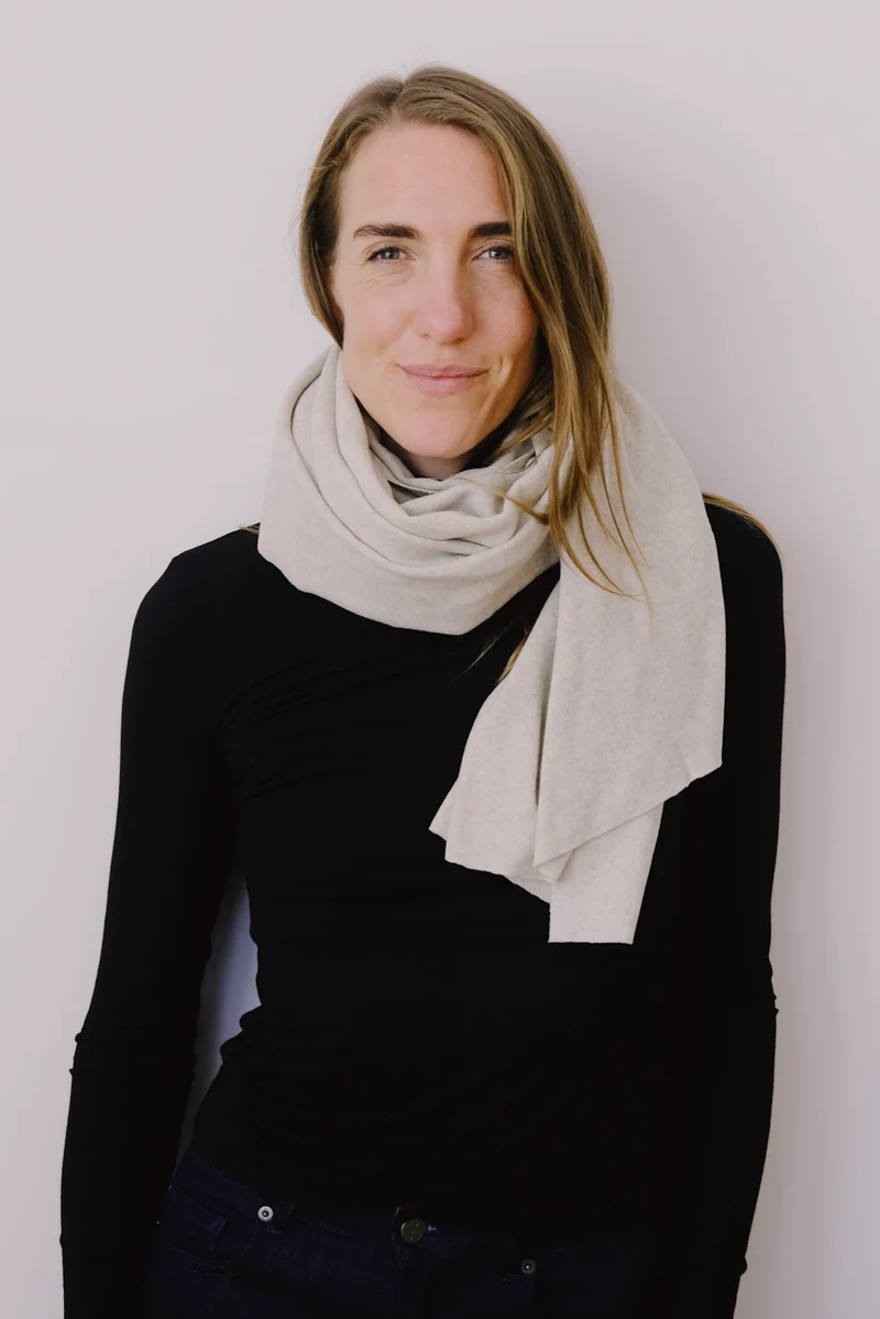 Cotton Scarf - Ross - Light Grey