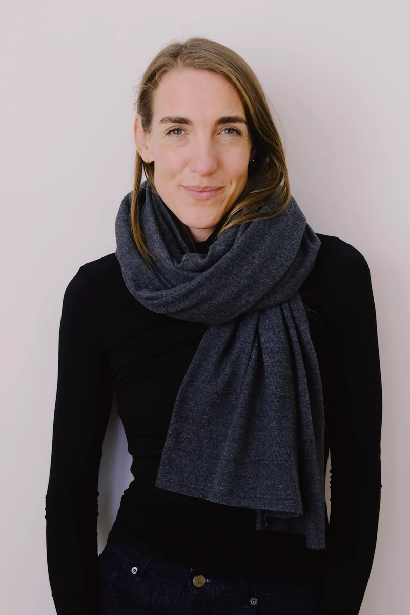 Cotton Scarf - Ross - Dark Grey
