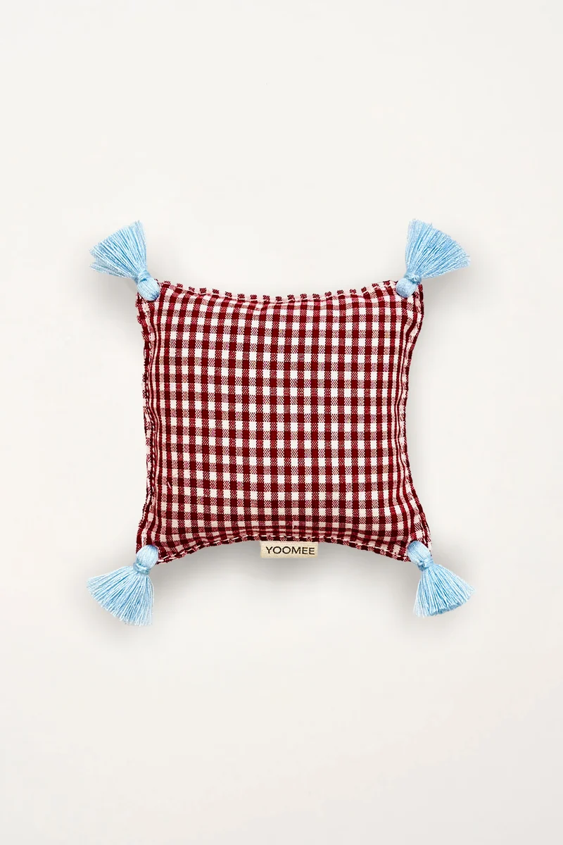 Lavender Bag - ZAKIA mini checked - Dark Red