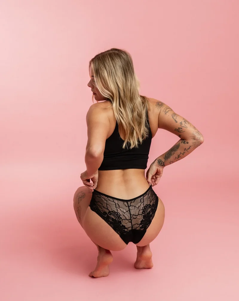 Period Underwear - Brazilian - Lace