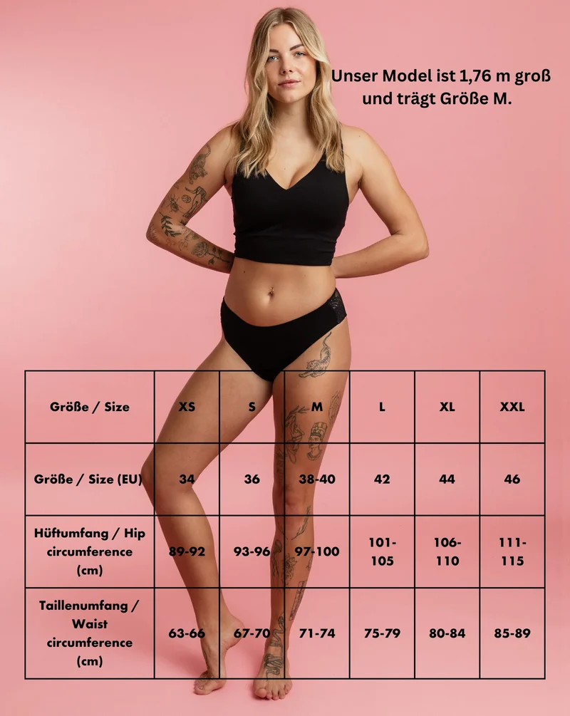 Period Underwear - Brazilian - Lace