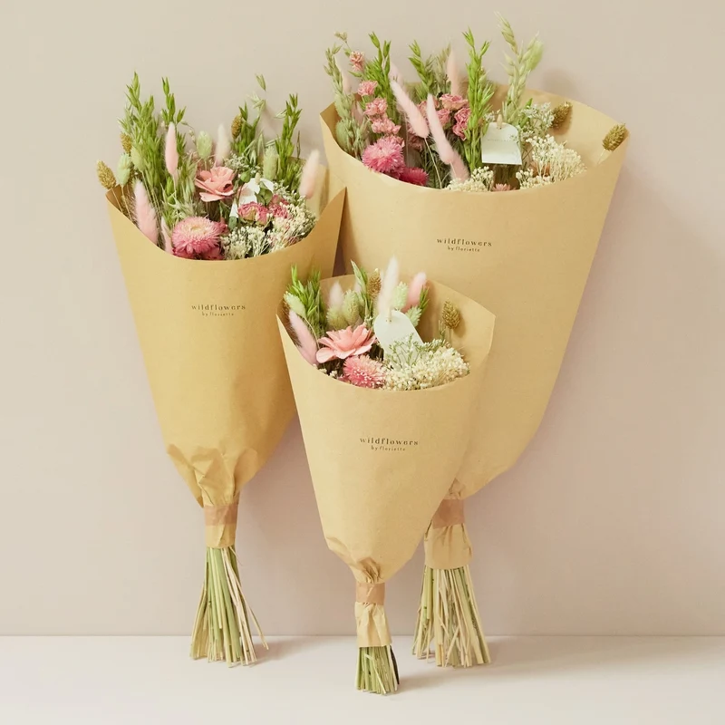 Dried Flowers - Bouquet - Pink Elegance