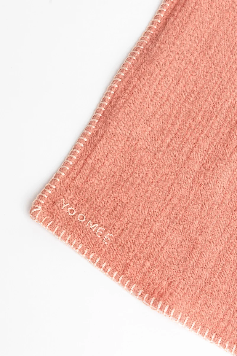 Foulard - AZIZA muslin - Apricot