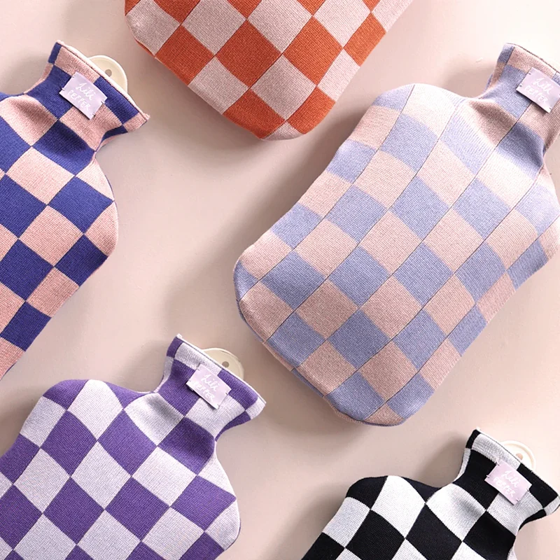 Hot Water Bottle - Checkered
