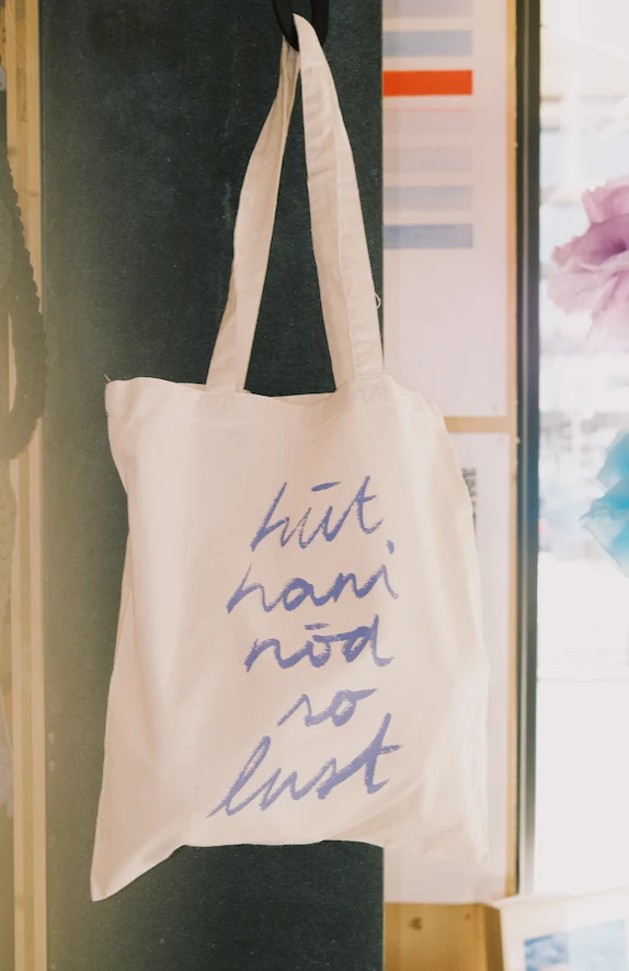 Tote Bag - hüt hani nöd so lust - Schnüerlischrift