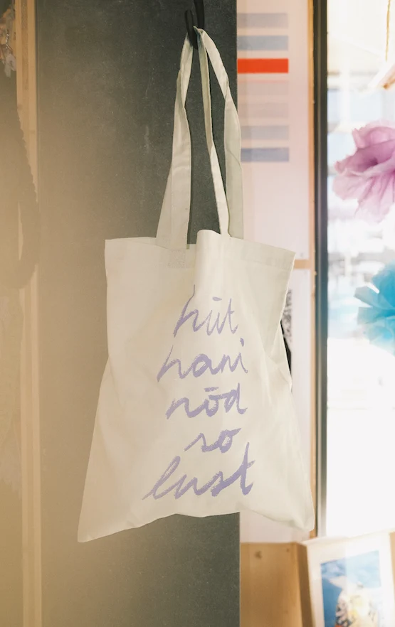 Tote Bag - hüt hani nöd so lust - Schnüerlischrift