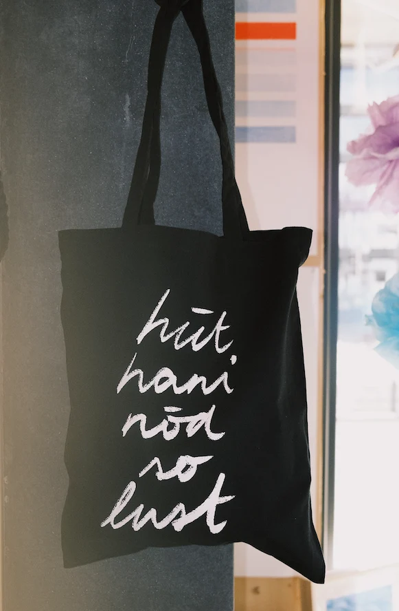Tote Bag - hüt hani nöd so lust - Schnüerlischrift