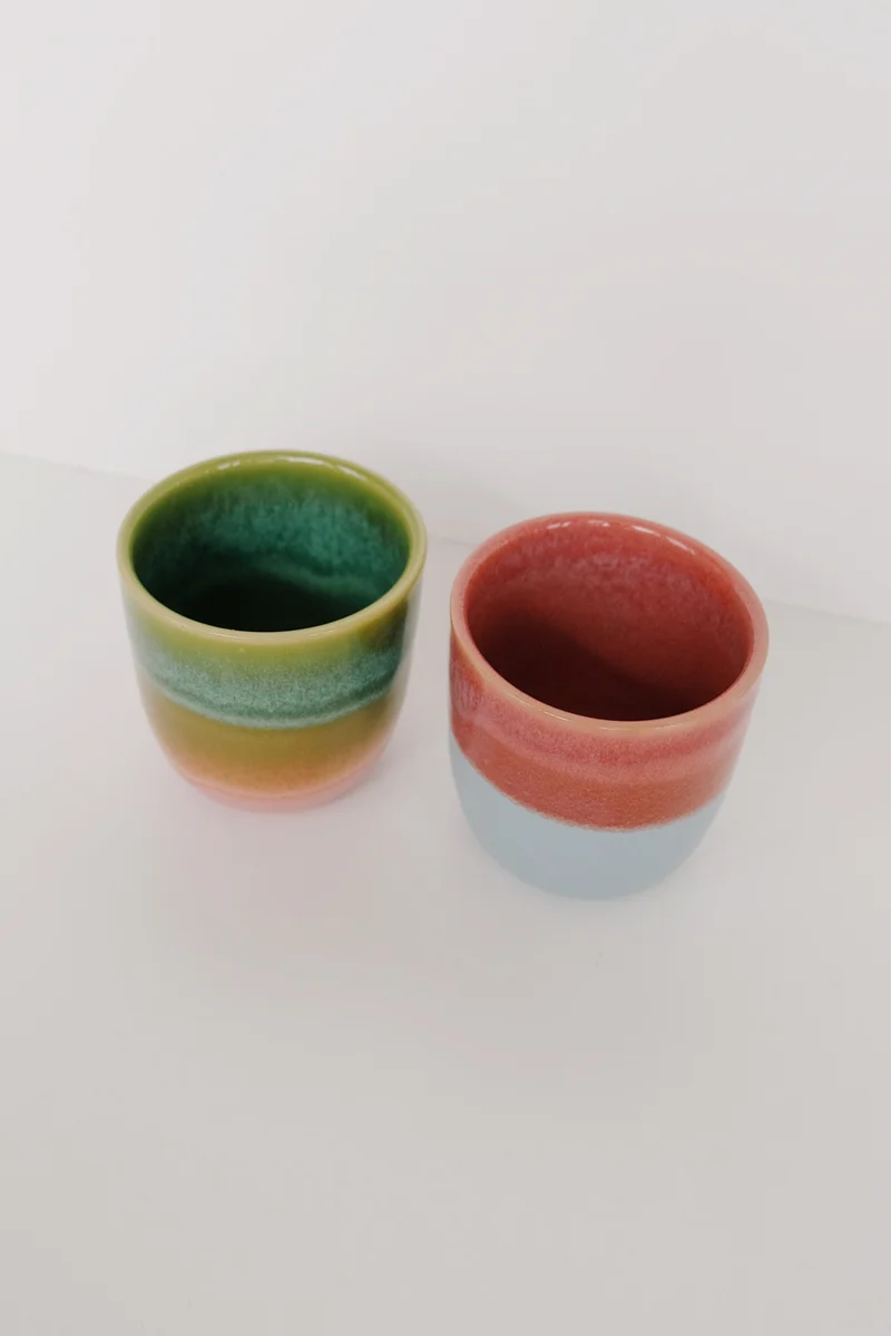 Cup - Gradient - Red / Light Blue