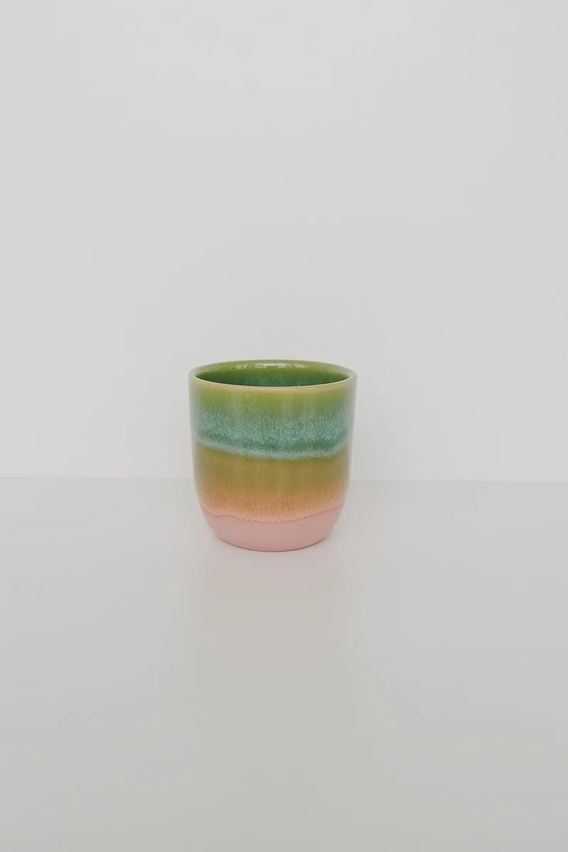 Cup - Gradient - Green / Pink