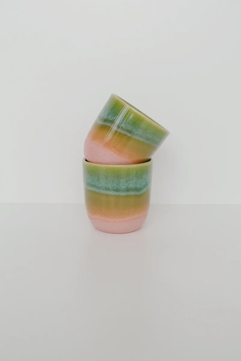 Cup - Gradient - Green / Pink