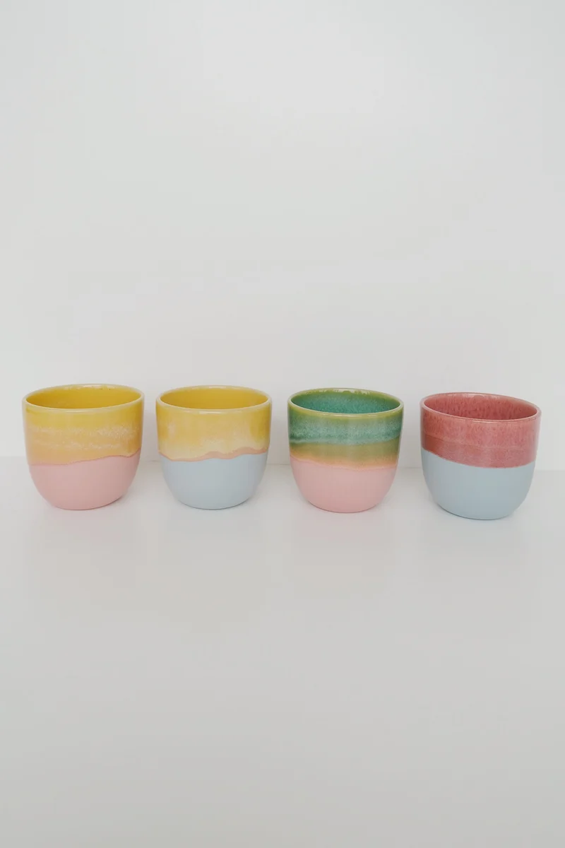 Cup - Gradient - Green / Pink