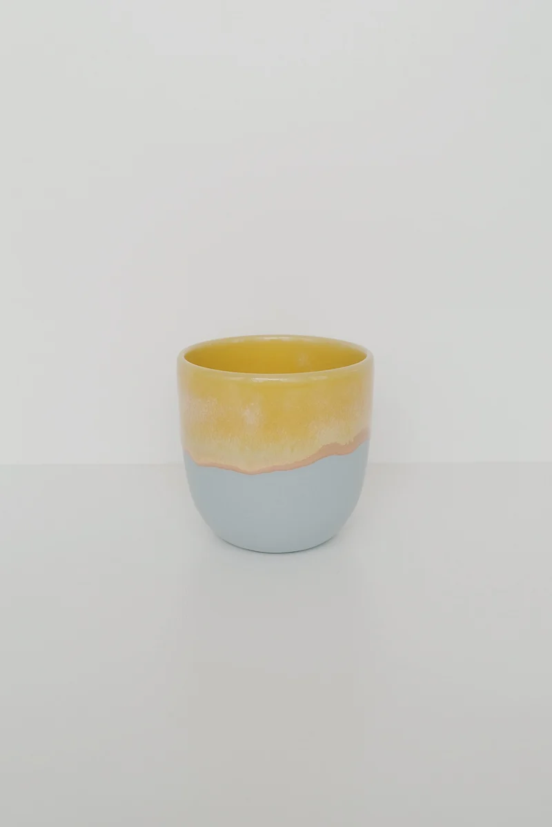Cup - Gradient - Yellow / Light Blue