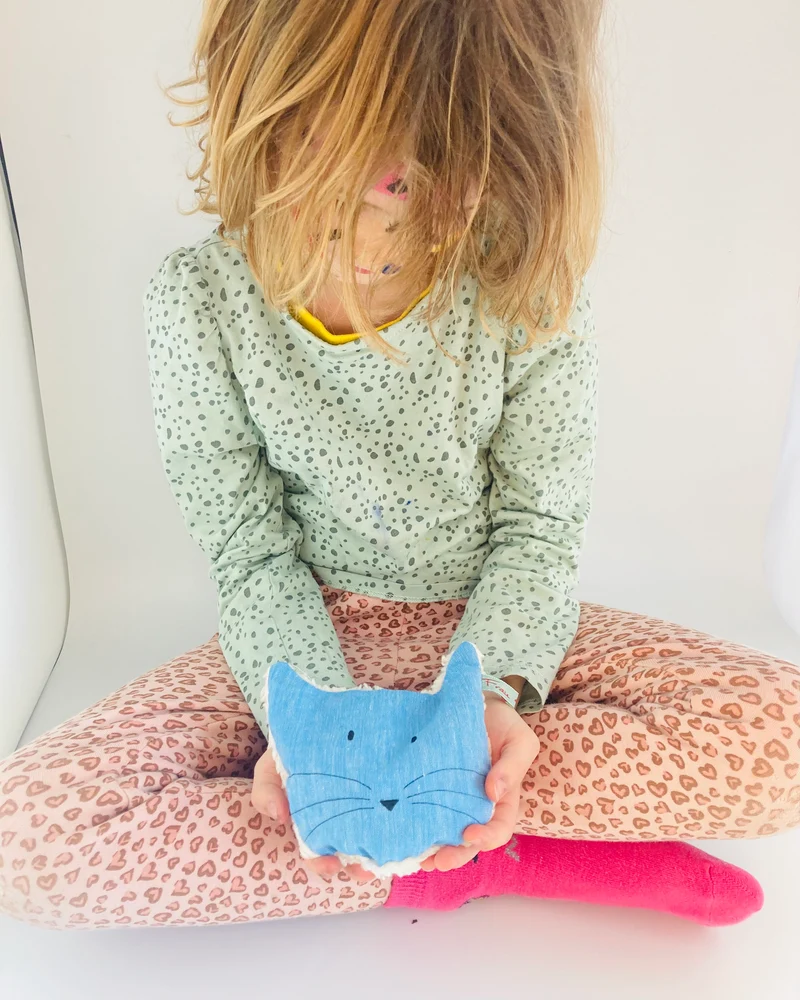 Katze Kirschkernkissen – Wärme & Kälte