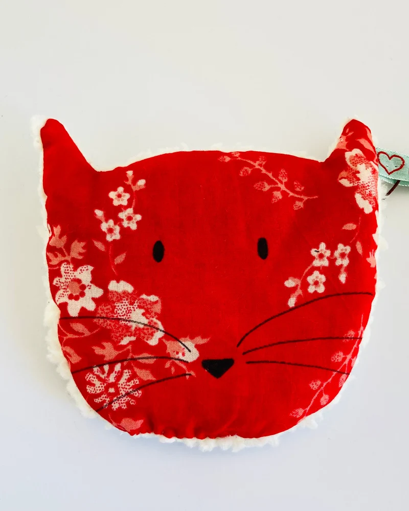Katze Kirschkernkissen – Wärme & Kälte