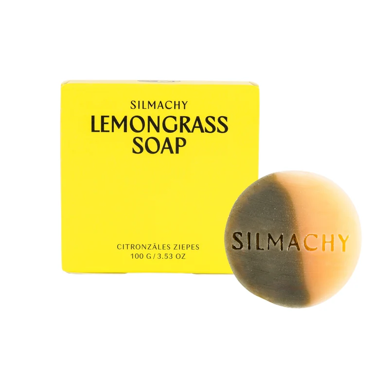 natural soap bar - lemongrass & spirulina