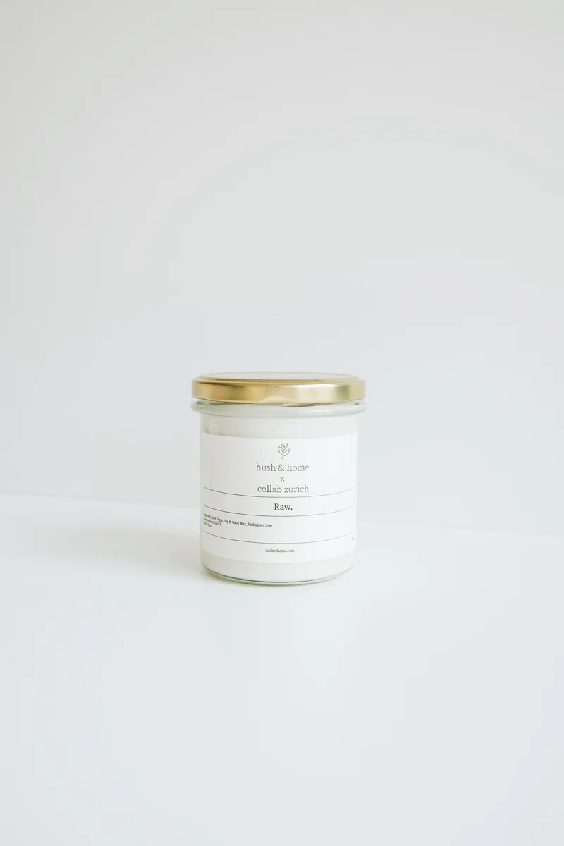 scented candle - raw
