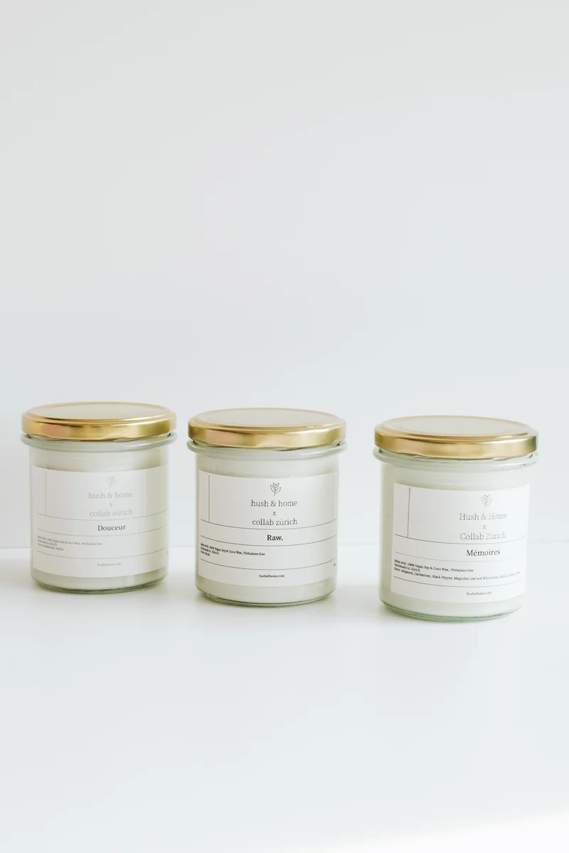 scented candle - raw