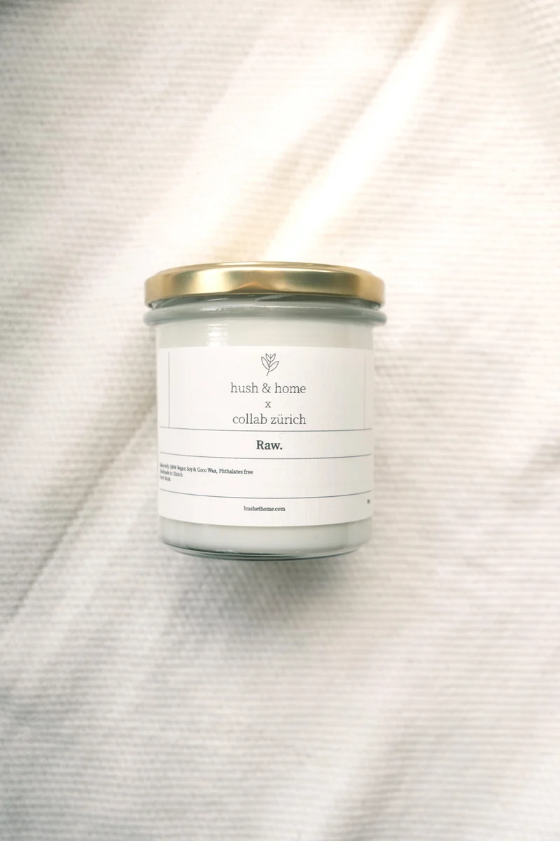 scented candle - raw