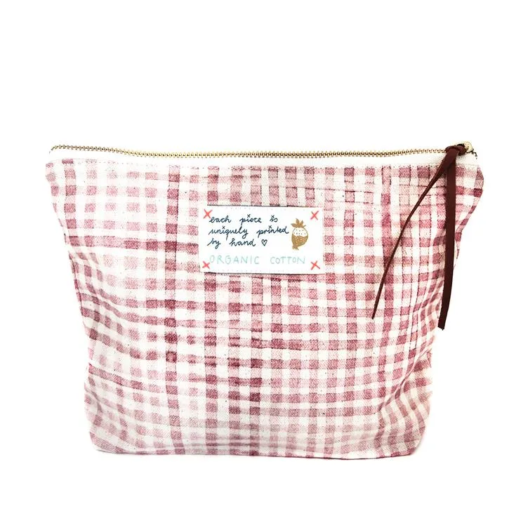 Pouch - Rose Check
