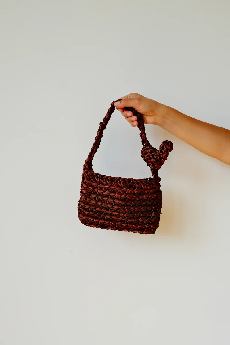 crochet bag - bling
